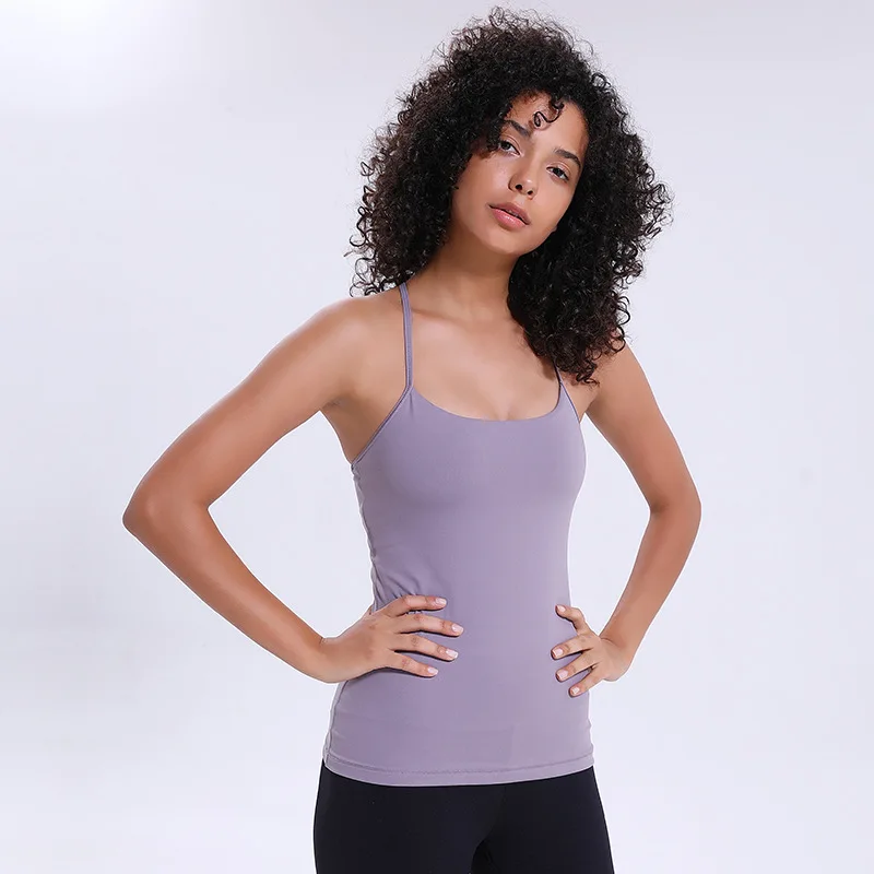 

New Yoga Vest Women's Sports Breathable Fitness Yoga Straps Vest