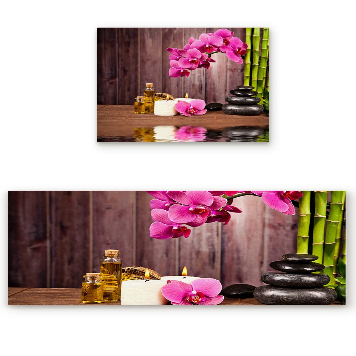 2 шт./компл. Spa каменные цветы бамбуковые кухонные аксессуары дверной коврик Tapete