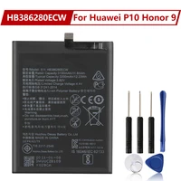 new replacement battery hb386280ecw for huawei p10 honor 9 honor9 ascend p10 stf l09 stf al10 phone battery 3200mah