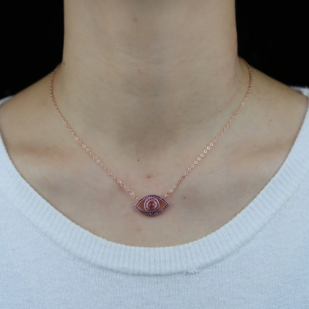 Новое поступление 2021 милое очаровательное Золотистое Ожерелье с микро закрепкой