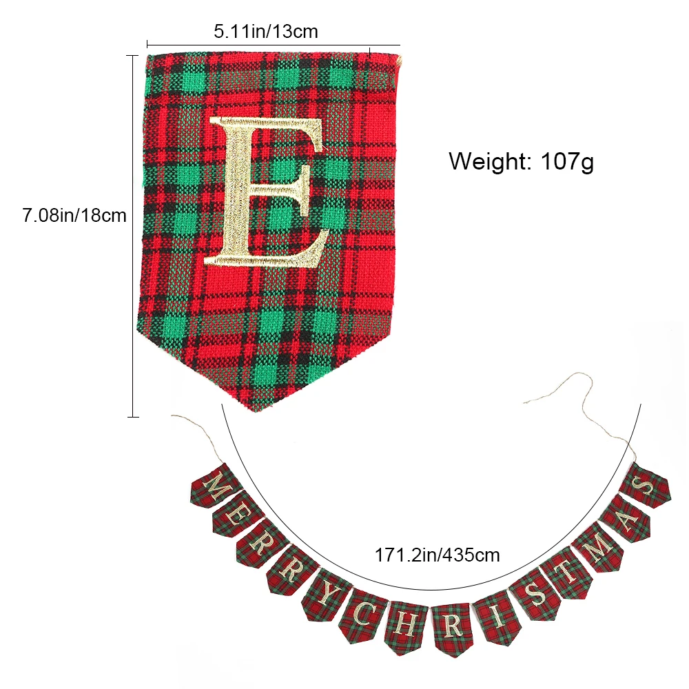 

Hanging Ornament Christmas Decoration Christmas Banner For Home Christmas Linen Hanging Banner Xmas Happy New Year 2021