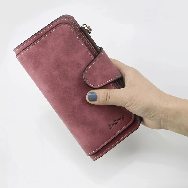 

BAELLERRY Top Quality Pu Leather Wallet for Women Korean Style Fashionable Money Clip Small Women's Luxury Wallet Bolsa Feminina