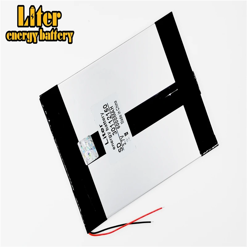 

Tablet PC battery capacity 30112150 3.7V 6000mA Universal Li-ion battery for tablet pc 9 inch 10 inch 11inch