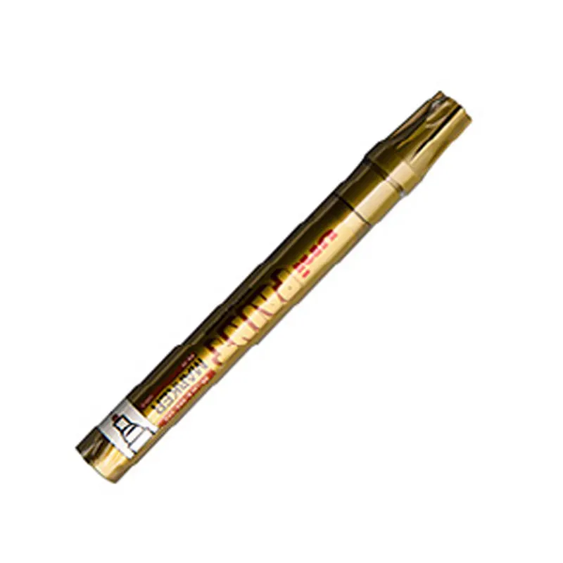 Golden 1Pcs Uni красочные художественные маркеры, маркеры для рисования, школьные канцелярские принадлежности, канцелярские принадлежности, маркерная ручка, перманентные художественные маркерные ручки, PX-20 - Цвет: Golden 1Pcs
