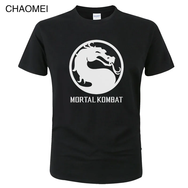 

2019 New Fashion Men Women Mortal Kombat Printed Short Sleeve O Neck T shirt Summer Cotton Casual T-Shirt Top Tees C138
