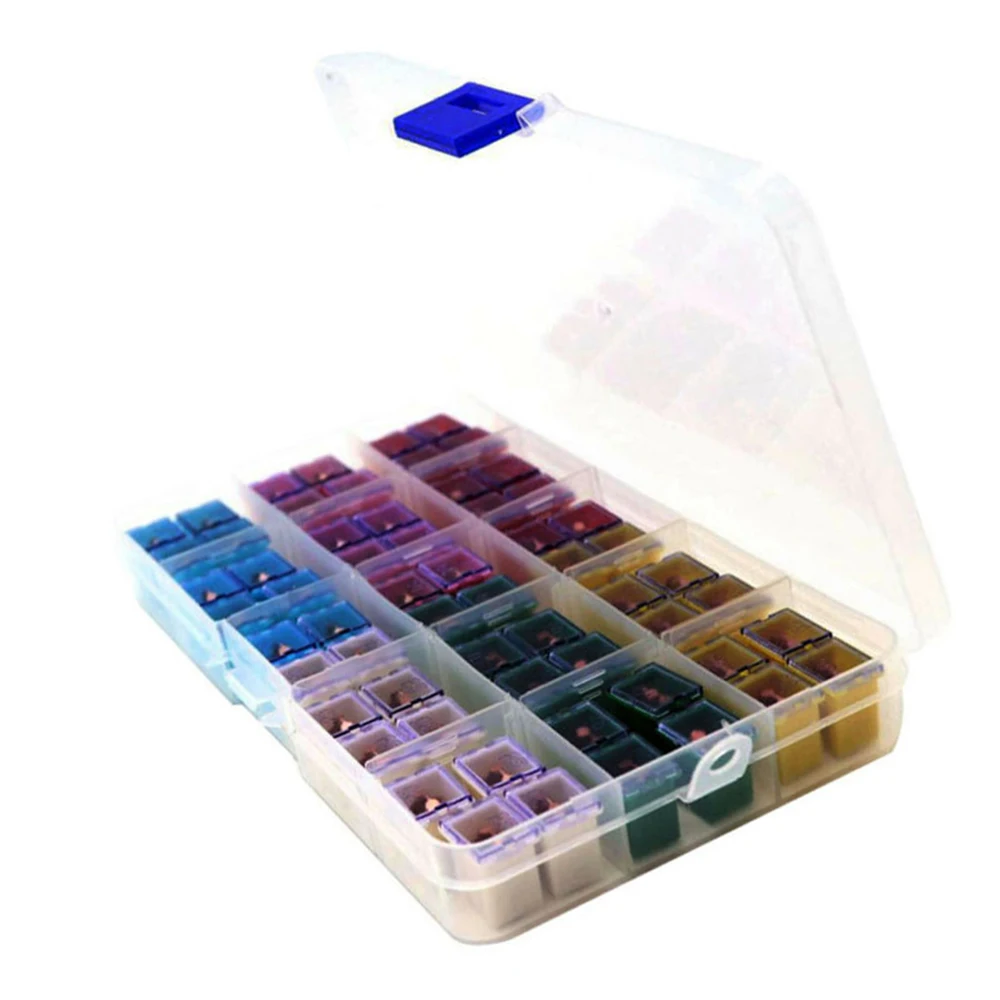 60pcs Fuse Set Foot Square Assortment With Box 20A 25A 30A 40A 50A 60A 32V | Автомобили и мотоциклы