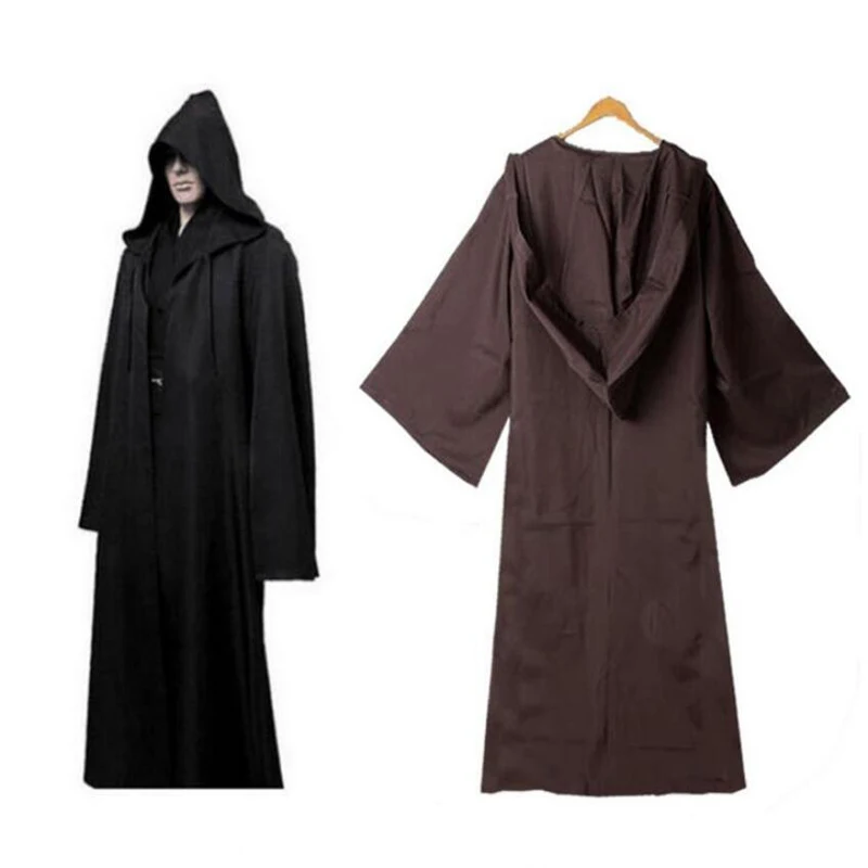 Унисекс Хэллоуин Звездные войны джедая/Sith рыцарский плащ косплей взрослых/детей с капюшоном плащ накидка для Маскарадного костюма накидка для Хеллоуина