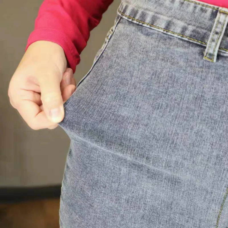 

Women Denim Skirt High Waist Single Button Pockets Fromt Spilt Straight Skirt n Style Fashion Streetwear Hot Skirt