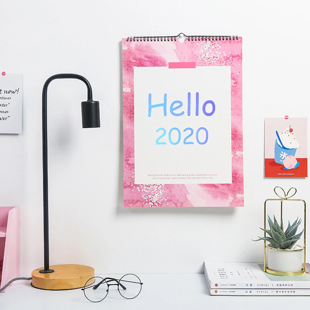 Настенный календарь расписание бумага сделай сам простой блокнот Рабочая панель