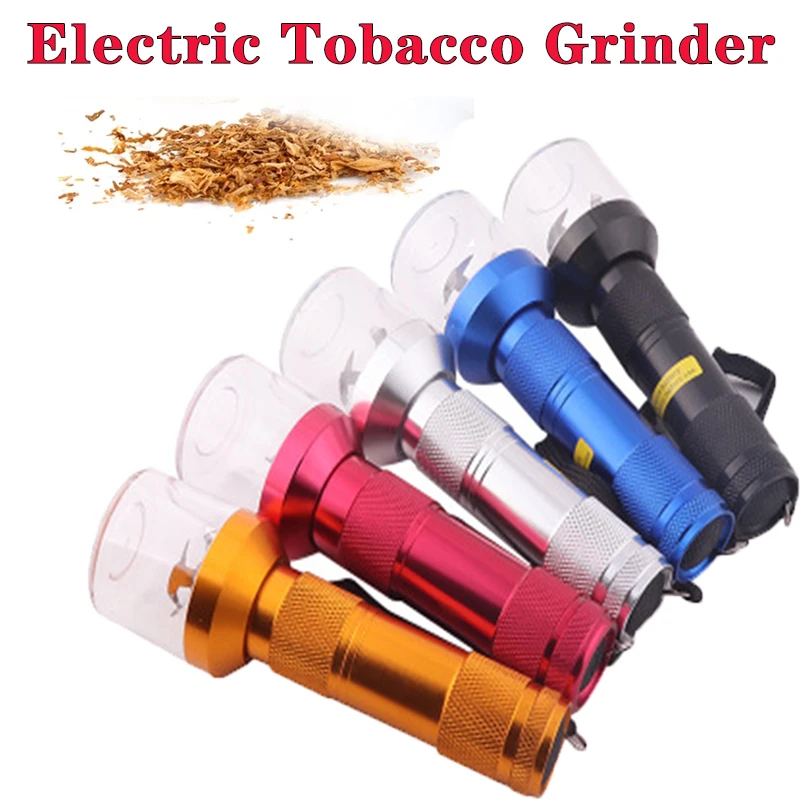 

Электрическая алюминиевая дробилка металлический измельчитель для табака, измельчитель листьев, табака, специй, трав, электрическая дым-ме...