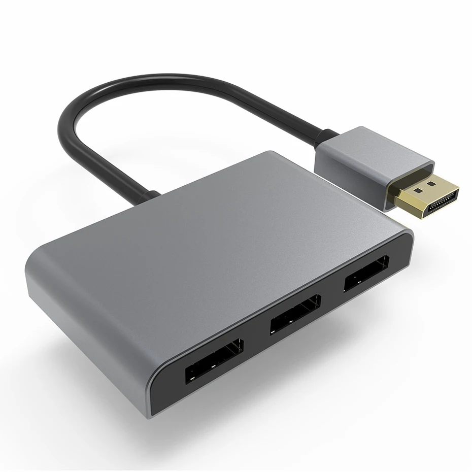 Концентратор Displayport mst 144 Гц разветвитель для нескольких мониторов 1X3