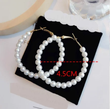 Photo Color Серьги панк новые модные серьги белые/черные/синие простые дикие Кристальные круглые матовые женские Серьги Горячая Распродажа - Окраска металла: Photo Color