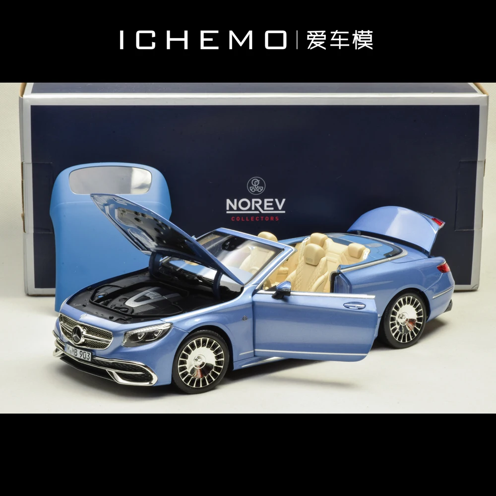

Norev 1:18 benzs-Maybachs S650 2018 Collection Metal Die-cast Simulation Model Cars Toys