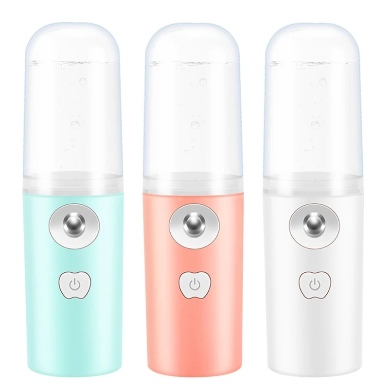 

Mini Portable Face Spray Mist Sprayer USB Charging Humidifier Hand-held Facial M2EE