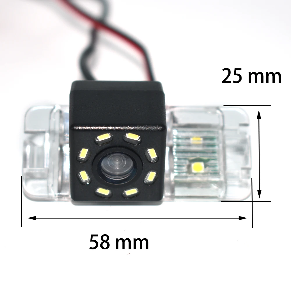 ZJCGO CCD камера заднего вида парковочная ночного видения для Ford Tourneo Transit Connect Courier Focus