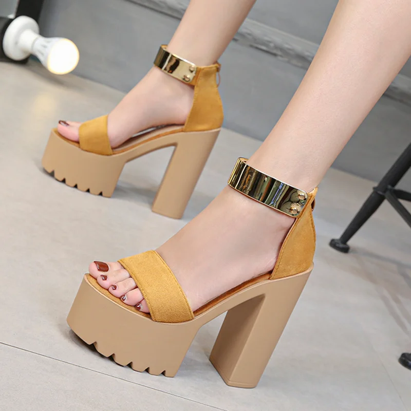 High Heels Women Platform Sandals Block Heels Sandals Women Summer Elegant Party Shoes Sexy Heels Sandal Womens Fashion Shoes