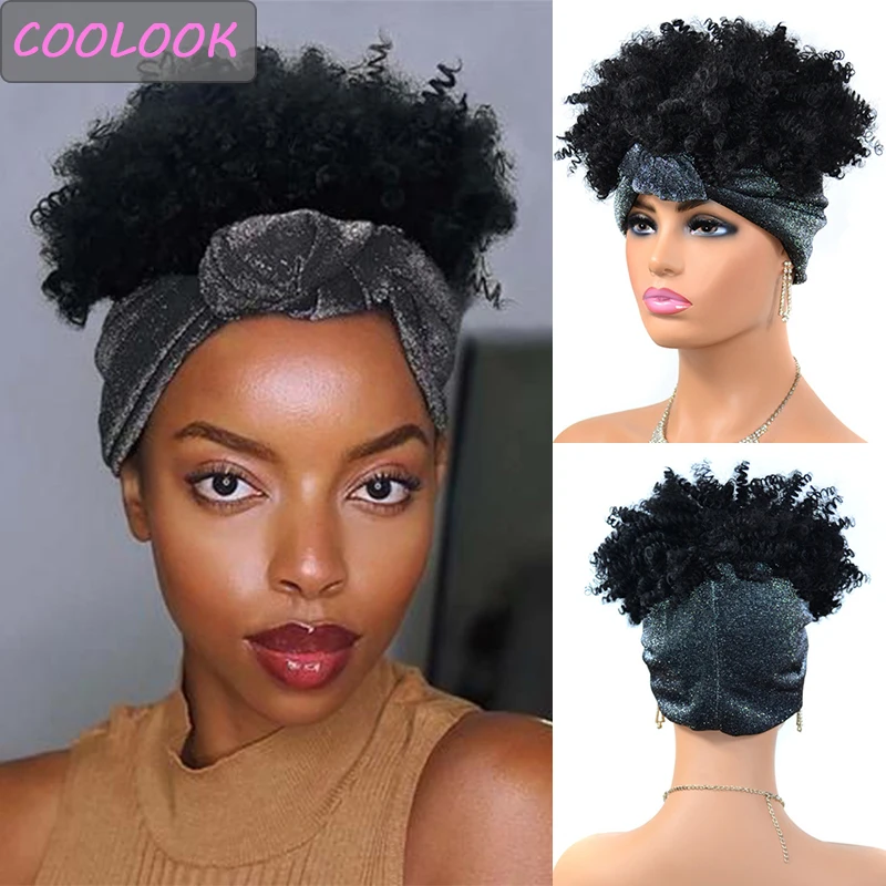 

Парики для африканских женщин, короткие кудрявые искусственные волосы, регулируемые искусственные