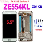 Сменный ЖК-дисплей 5,5 ''для ASUS Zenfone 4 ZE554KL Z01KD, ЖК-дисплей с сенсорным экраном и дигитайзером в сборе с рамкой для ZE554KL LCD