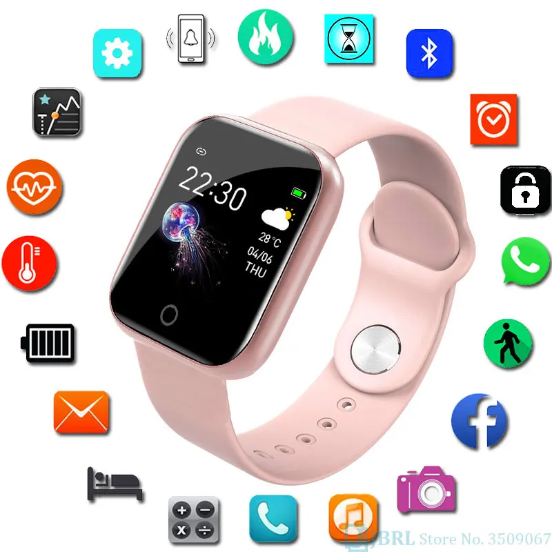 Smart Wristband for Lady Fashion Fitness Tracker Full-Touch-Screen Female Digital Watch Gift Women and Men | Электроника