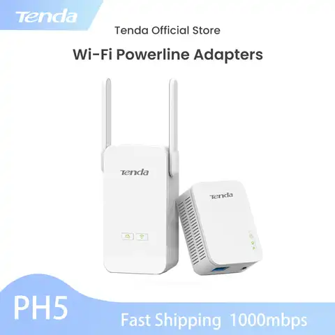 Wi-Fi-адаптер Tenda PH5 (P3 + PA6), 1000 Мбит/с, 2,4 ГГц