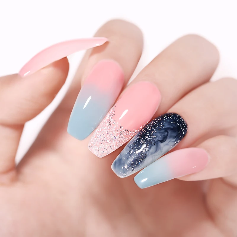 UR SUGAR позолоченный Гель лак с блестками УФ светодиодный для ногтей впитывающий