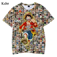 2020 summer hot short sleeved 3d printed anime pirate king t shirt boy girl child street t shirt harajuku 3d a hip hop t shirt
