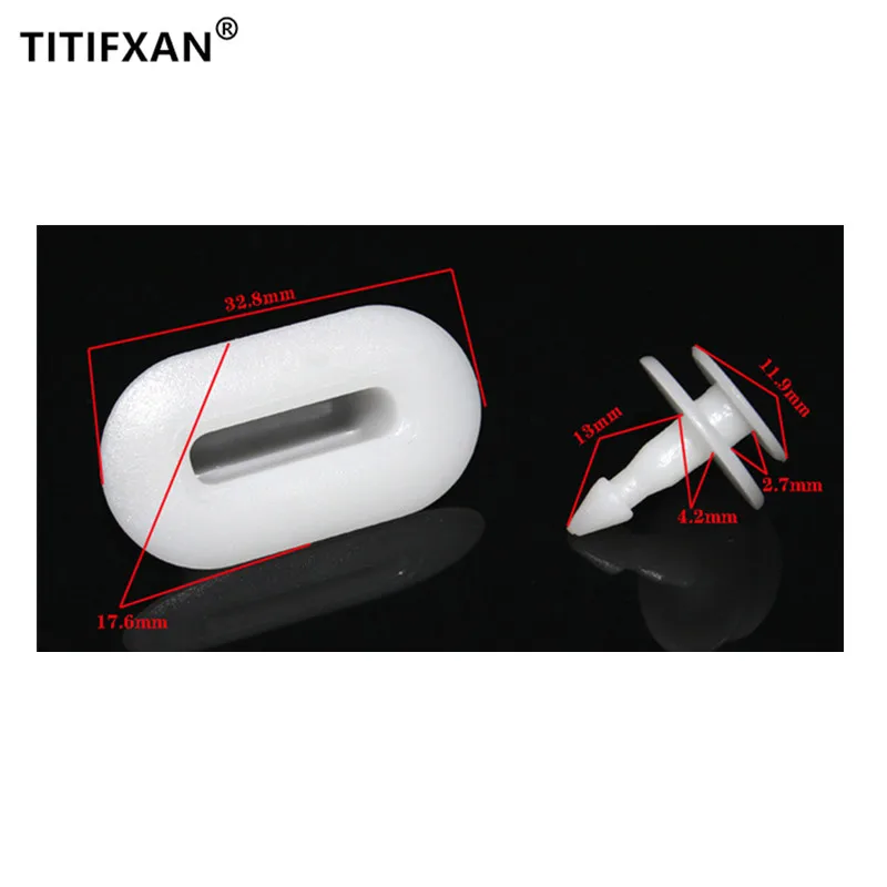 10 шт. автомобильный дефлектор стеклоочистителя панель фиксированный зажим для