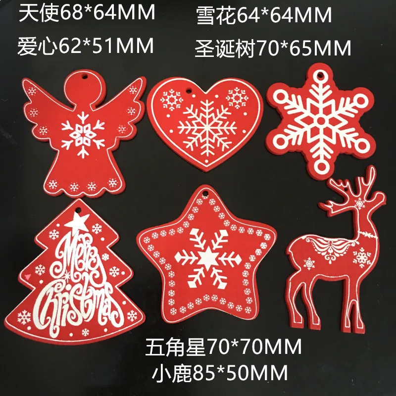 Новое Рождественское украшение Подвеска деревянные ремесла товары для дома