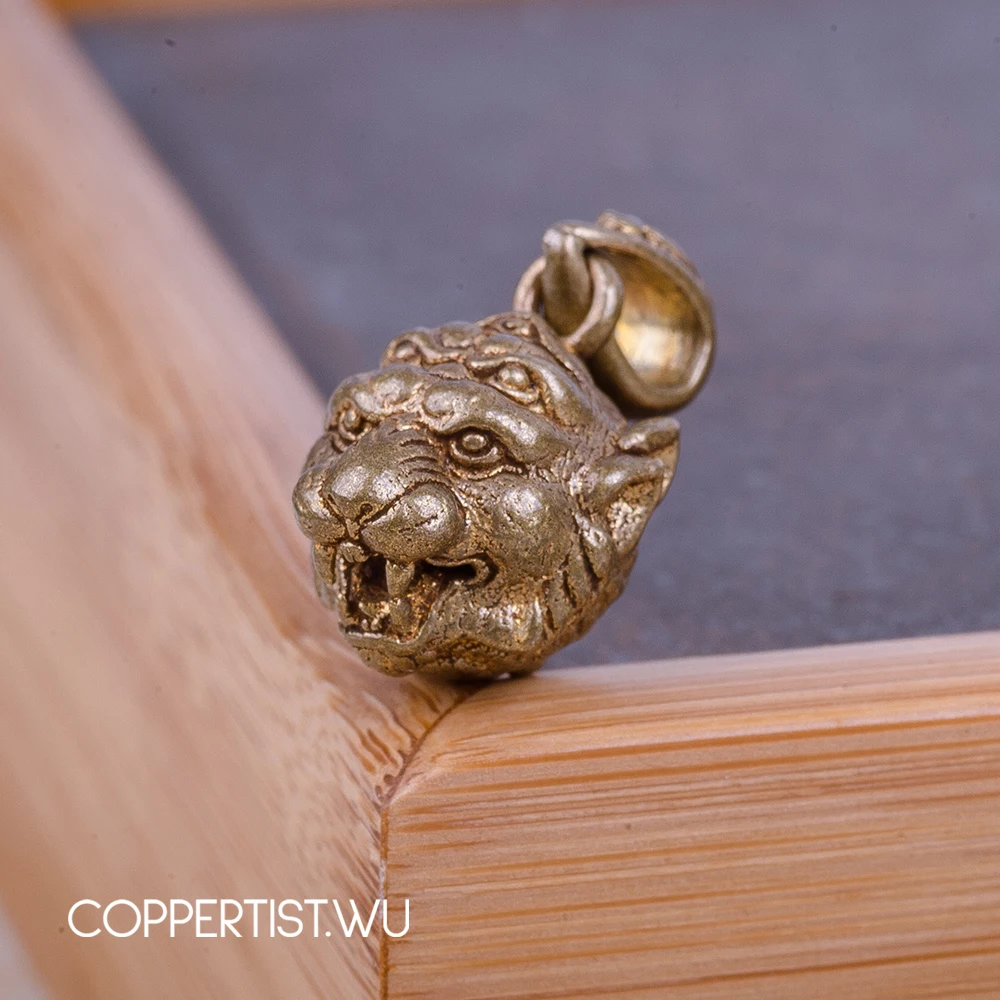 Coppertist. Wu оригинальная крутая металлическая подвеска в виде животного с головой