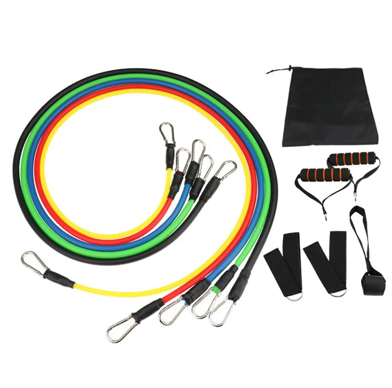 Набор резисторов 11 шт./компл. растягивающийся Эспандер для упражнений латексные