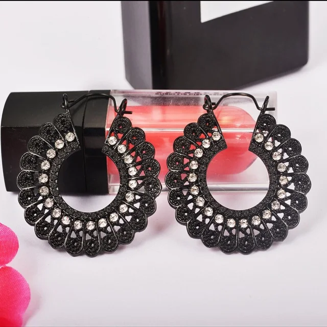 Новые Классические богемные украшения в народном стиле резные серьги виде