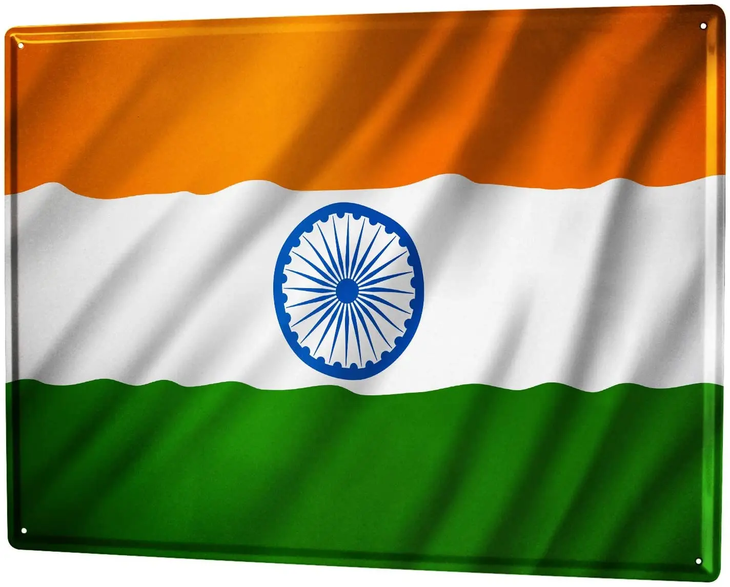 SINCE 2004 tin Shield Globetrotter Flag India