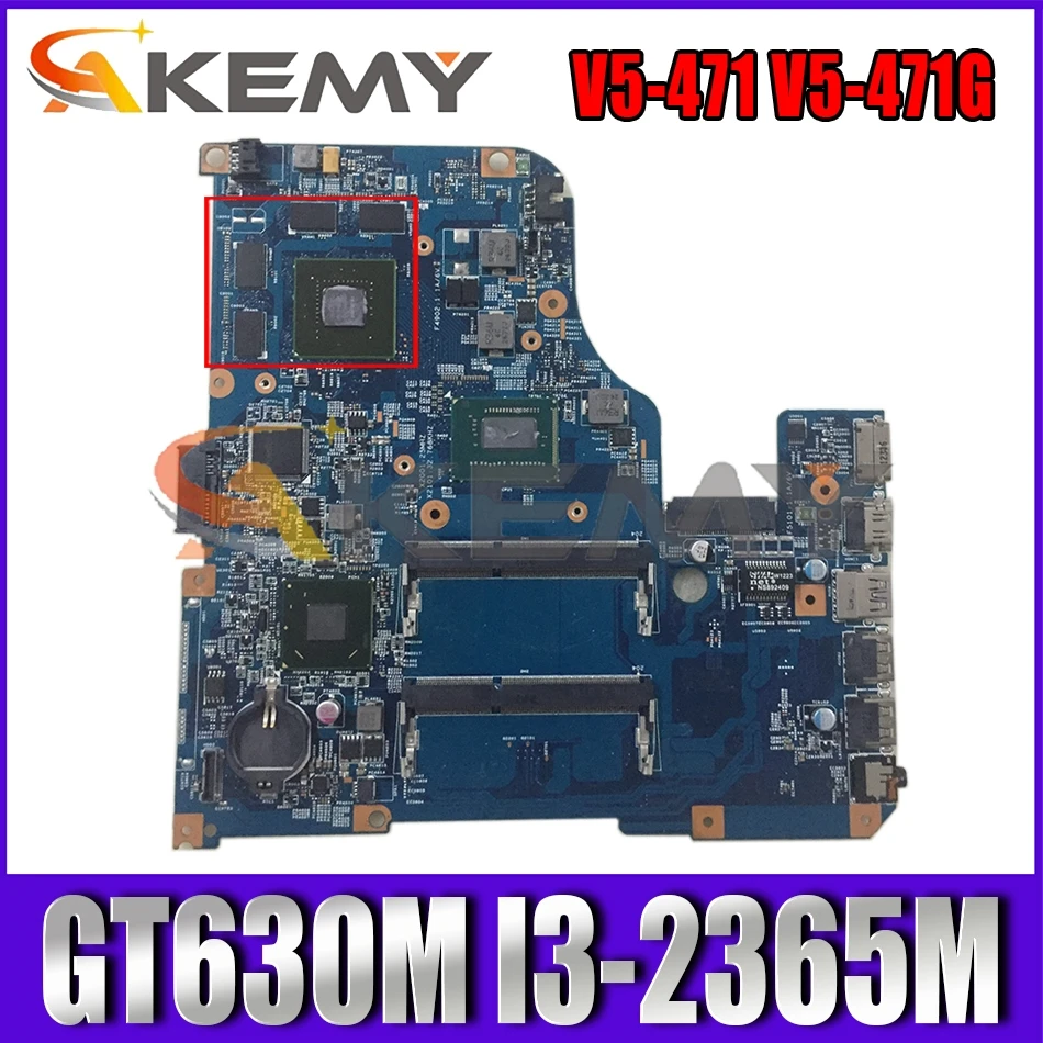 

AKEMY NBM1D11006 NB.M1D11.006 материнская плата для ноутбука Acer aspire V5-471 V5-471G Материнская плата ноутбука 48.4TU05. 0,4 м GT630M i3-2365M DDR3