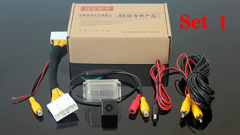 Set 1 Для Mazda CX-5 CX 5 CX5 KF~ /28 штыревой адаптер совместим с оригинальным экраном/HD CCD Автомобильная камера заднего вида для парковки - Название цвета: Set 1