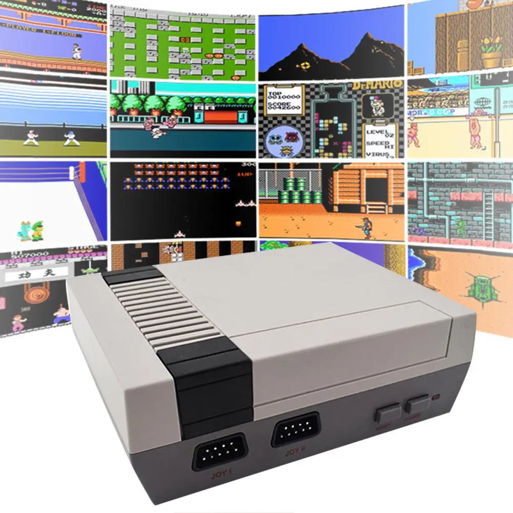 Retro Mini TV Game Console 8 Bit Handheld Player AV Port Kids Video Gaming Built-In 500/620 Classic Games Toys Gift | Электроника