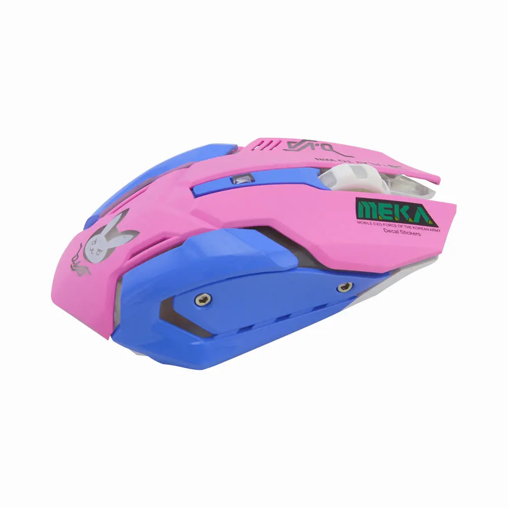 Gaming Wireless Mouse Optical Computer 2400 DPI Colorful Backlit Silent For PC Laptop Desktop | Компьютеры и офис