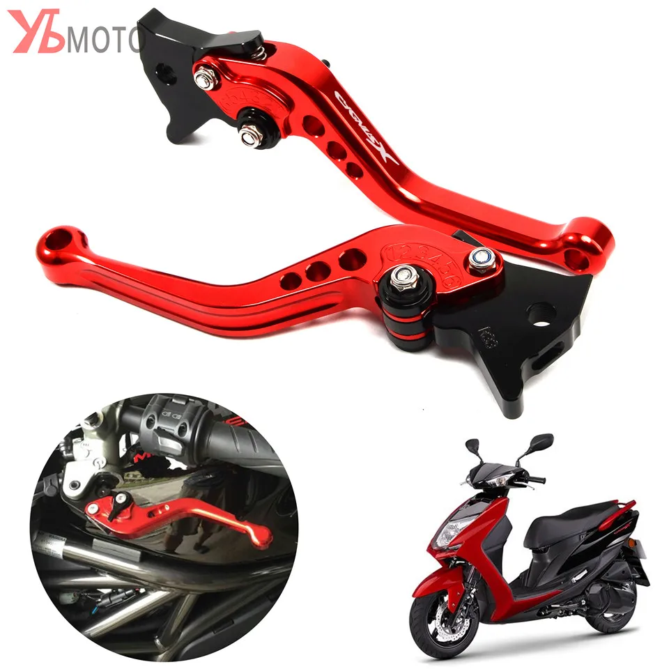 

NEW Aluminum Motorcycle Adjustable Short Brake Clutch Levers For YAMAHA CYGNUS X 125 CYGNUSX SMAX 155 BWS R 125 2016 2017 2018