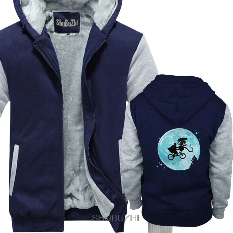 

E.T hoody Cartoon Print E.T. Vs Aliens hoodies Classic Men tops casual hoodys Funny Graphic 6xl Casual thick jacket sbz8381