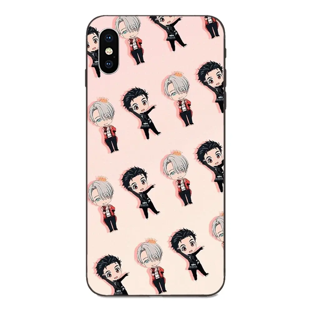 Юри на льду Юрий аниме мягкий хипстерский чехол для Galaxy C5 C7 J1 J2 J3 J330 J5 J6 J7 J730 M20 M30 Ace