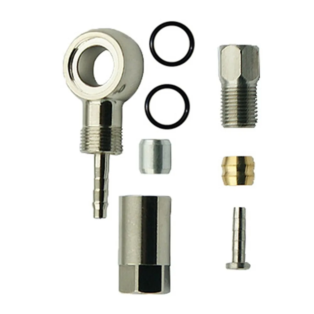 

1 Set Bicycle Hydraulic Hose Adapter Set Olive Head Insert Oil Tube Connect For XT SLX Series Oily BH90BH80 BH59 Cycling Parts