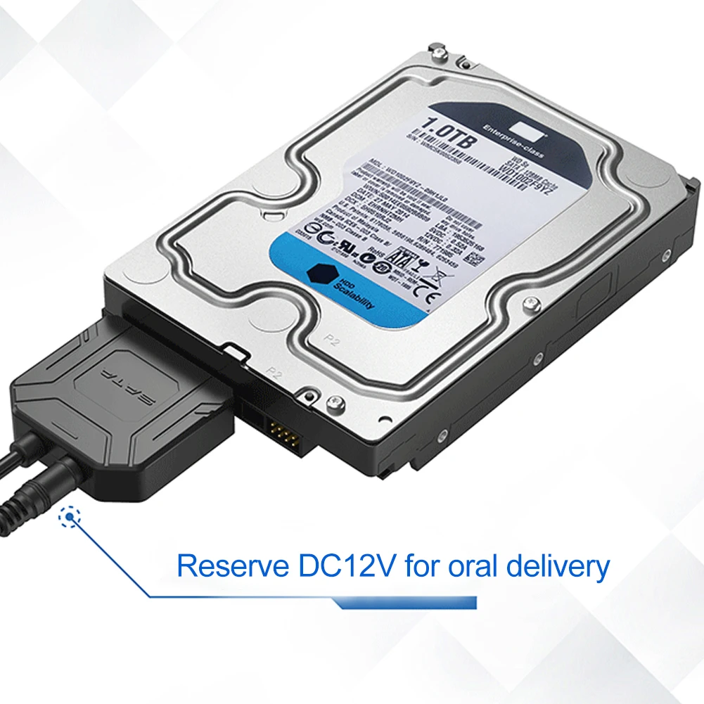 

Portable SATA to USB 3.0 2.5/3.5 inch Hard Drive SSD HDD Converter Adapter Cable