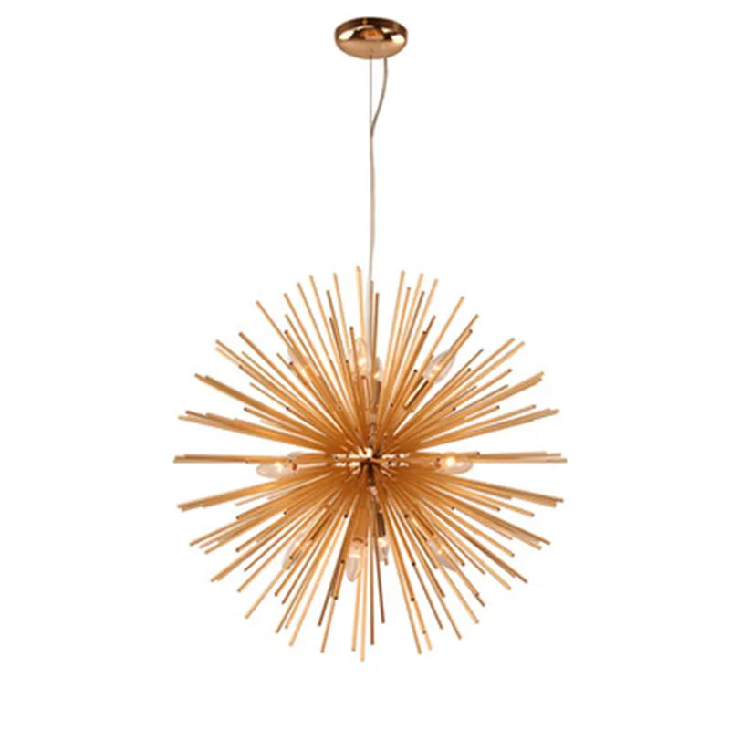 Современная Золотая люстра для столовой роскошный светильник ний декор