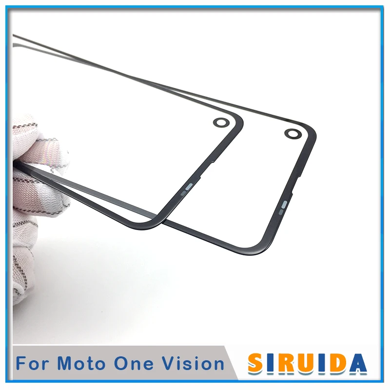 10 шт. AAA lcd Передний сенсорный экран внешнее стекло Внешний объектив для Motorola Moto One Vision P50 xt70. Замена