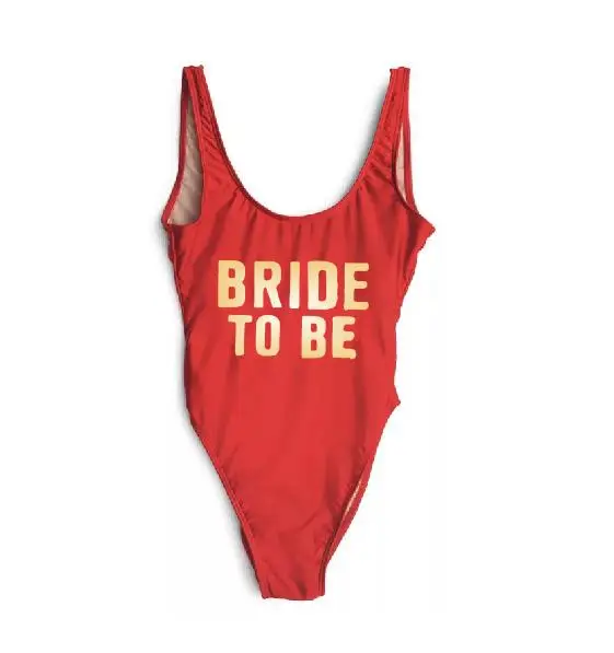 Пляжный костюм для девичвечерние невесты цельный купальный сексуальный