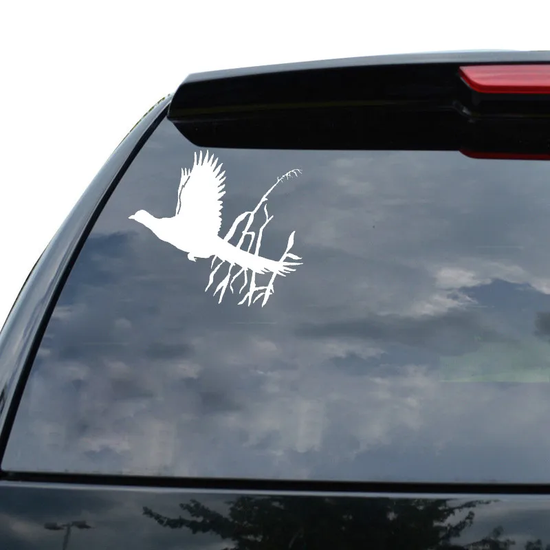 Интересные птицы охота винил для Авто/бампер/окно виниловая наклейка наклейки DIY