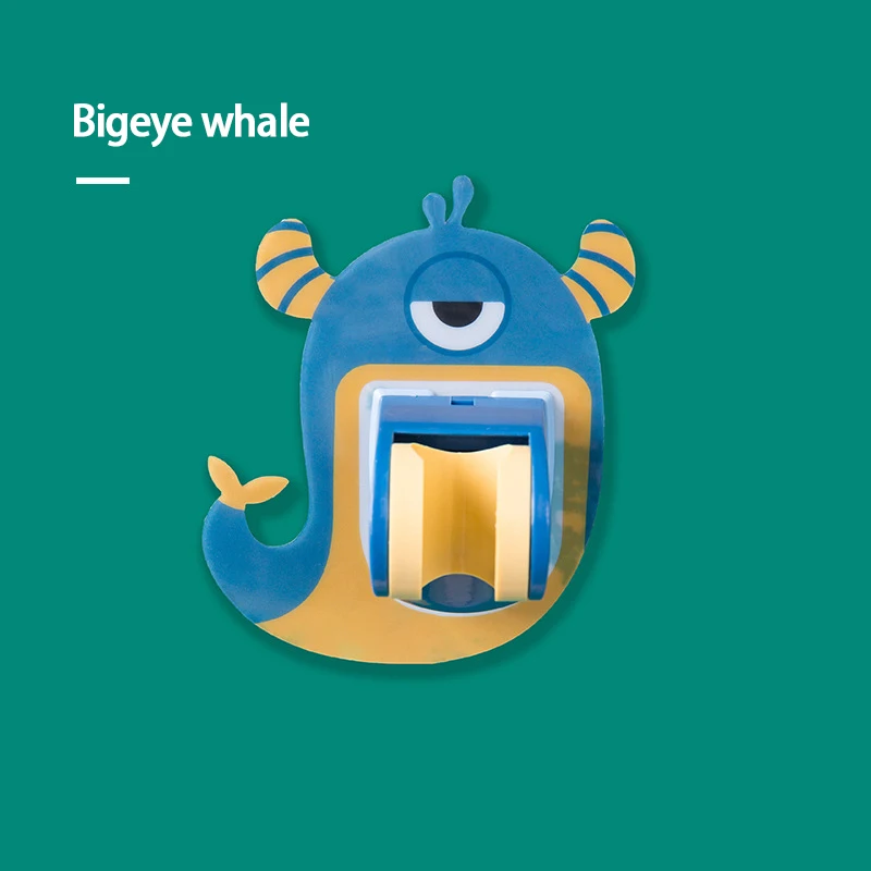 

1 шт. прочный милый детский мультяшный держатель для душа без отверстий без маркировки водонепроницаемый подвесной кронштейн для ванной фи...