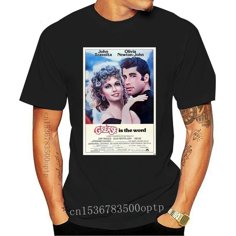 

New Grease Cool 70 Comedy Vintage Classic Movie Poster Fan T Shirt