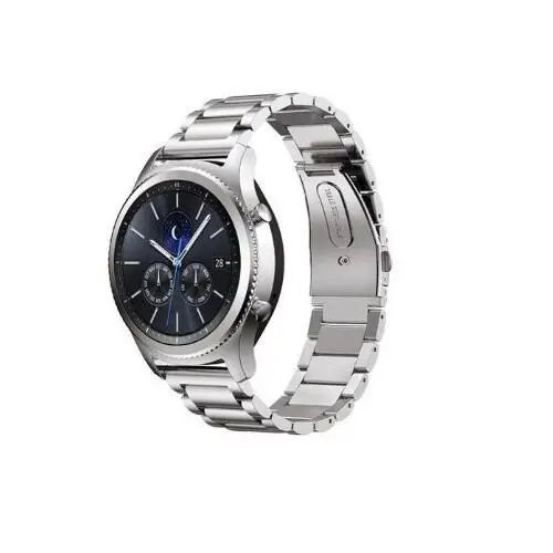 metal silver 20 мм 22 мм Универсальный браслет для samsung Шестерни Спорт Шестерни 2 S2 S3 s4 Neo belt Live браслет zenwatch 2/1 ремень - Цвет ремешка: metal silver