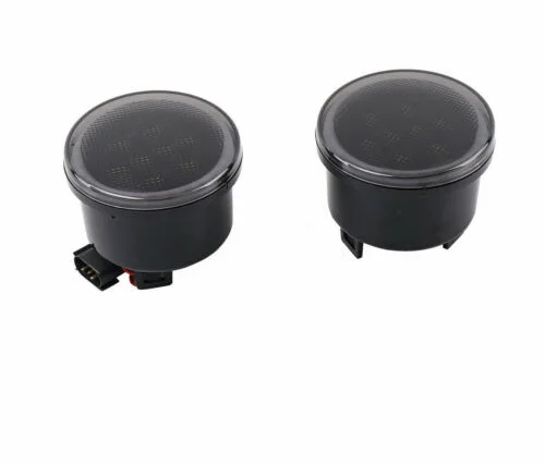 

LED Amber Turn Signal Light for Jeep Wrangler JK 07-18 Halo Ring DRL Smoke Lens car accessories