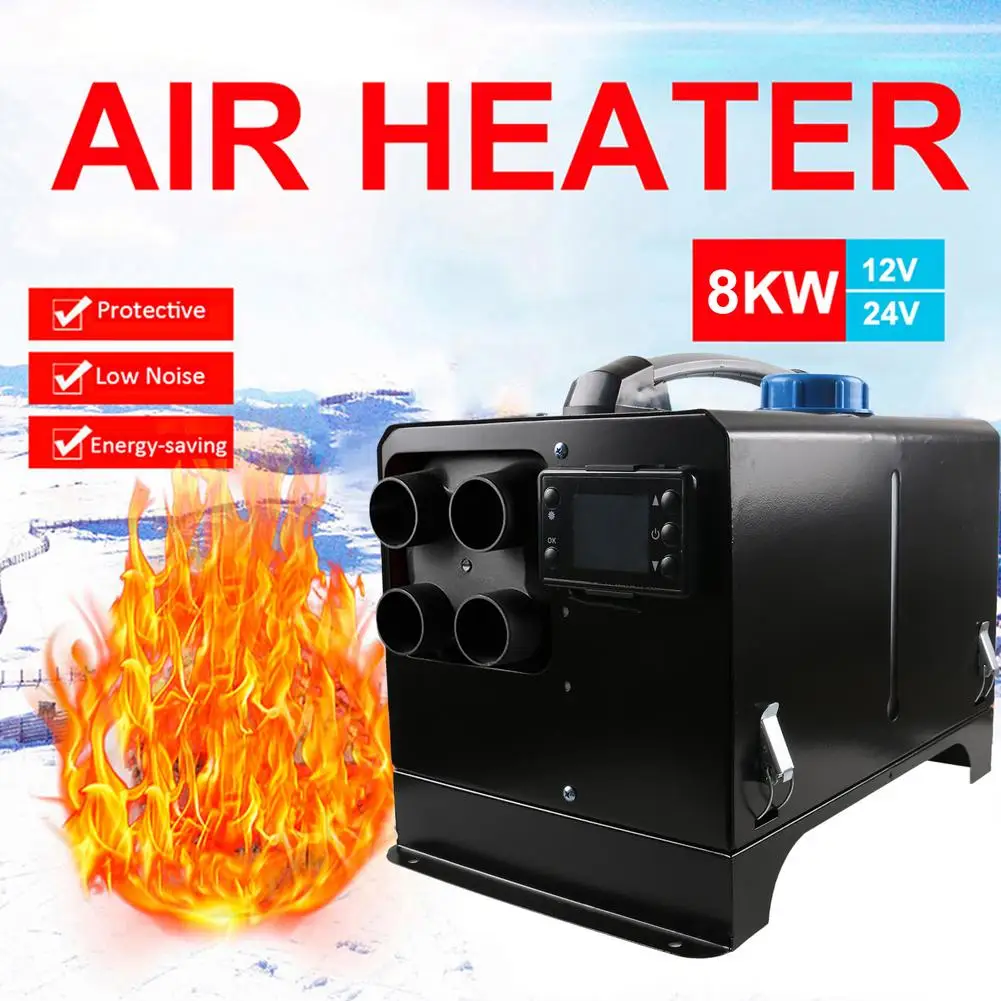 

Car Fuel Parking Air Heater Set Durable Compact Heating Tool All In One Air Diesels Heater For Trucks Remote Motor-home Boats H